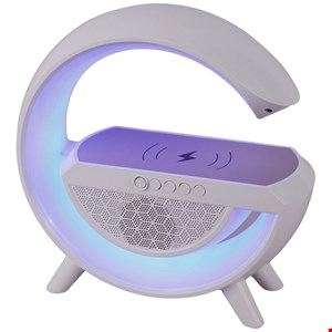 شارژر بی سیم و چراغ رومیزی اسپیکر دار BT-2301 15W