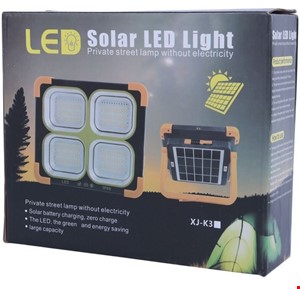 پروژکتور سیار شارژی و پاور بانک خورشیدی Solar LED Light