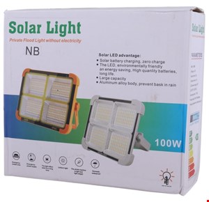 پروژکتور سیار شارژی و پاور بانک خورشیدی Solar Light