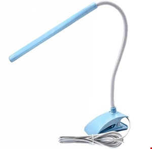 چراغ مطالعه USB 14LED ژله ای گیره و دکمه دار