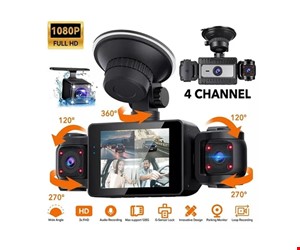 دوربین ثبت وقایع 4 لنزه برنامه دار