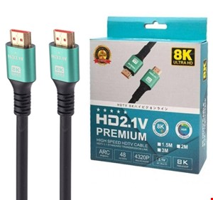 کابل HDMI 8K پریمیوم Premium طول 3 متر