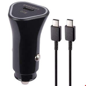 شارژر فندکی فست شارژ Samsung EP-L502 3A PD3.0 25W + کابل تبدیل تایپ سی