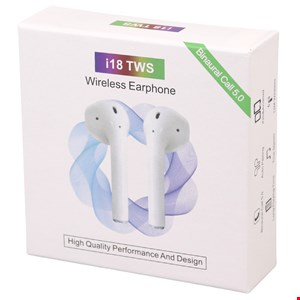 هندزفری بلوتوث دوتایی i18 TWS درجه2 