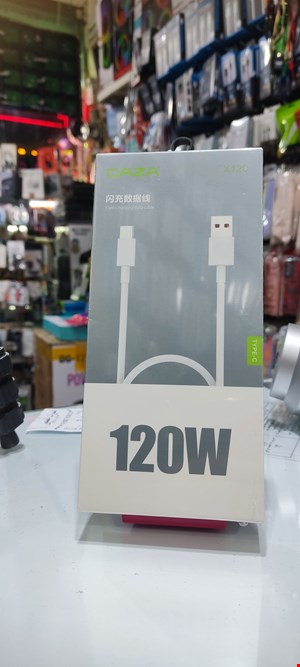 کابل تایپ سی فست شارژ CAZA X120 6A 120W 1m