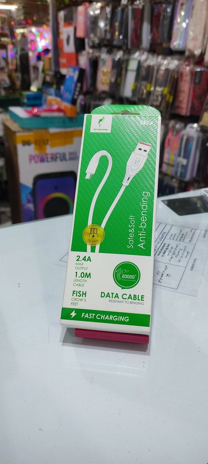 کابل فست شارژر میکرو پکدار 1 متری