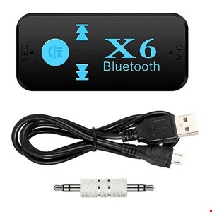 گیرنده بلوتوثی و رم خور شارژی Car Bluetooth X6 AUX