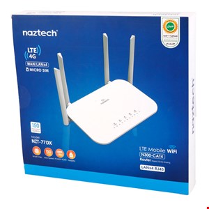 مودم روتر 4 آنتن Naztech NZT-77DX 4G LTE 150Mbps