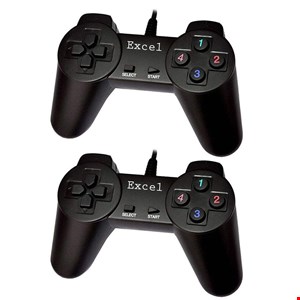 دسته بازی دوبل ساده سیمی Excel X-201